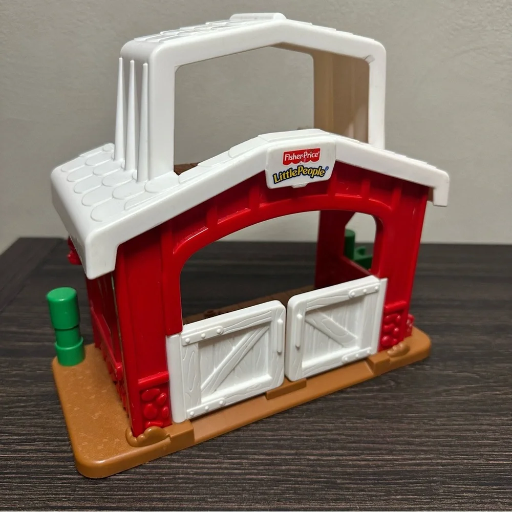 Fisher Price Little People 2002 Barn 2007 Tow n' Pull Tractor - Picture 4 of 13